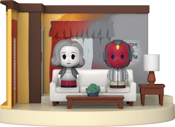 Funko Mini Moments WandaVision - Living Room 60s - Wanda and Vision